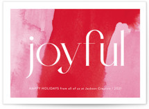 Joyful Abstraction Business Holiday Cards