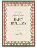 Festive heritage Business Holiday Cards