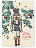 Nutcracker Wishes Business Holiday Cards