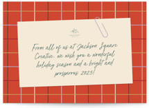 Quick Note Business Holiday Cards