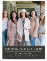 year round cheer Business Holiday Cards