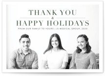 Thank You Business Holiday Cards