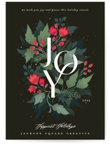 Joy Florals Business Holiday Cards