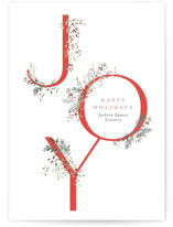 Pine & Berry Joy Business Holiday Cards