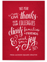 Lettered Thanks