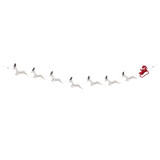 Santa and Reindeer Garland Garlands