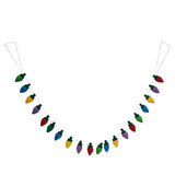 Felt Holiday Lights Garland Garlands