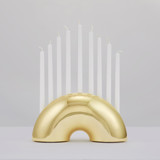Nosh Menorah - Brass Menorahs