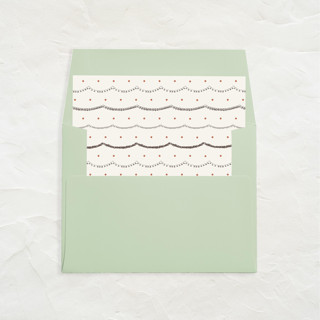 A7 Envelope Liners Square Flap // Holiday Garlands (Set of 25) Holiday Envelope Liners