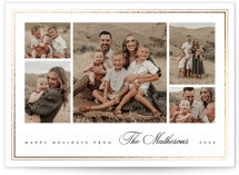 Classic Five Foil-Pressed Holiday Cards