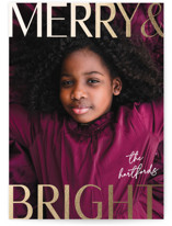 Bright Foil-Pressed Holiday Cards