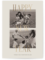 hampton Foil-Pressed Holiday Cards