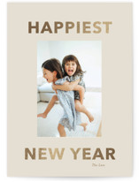 Happiest! Foil-Pressed Holiday Cards
