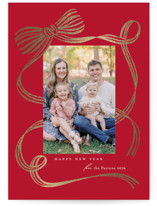 Neddy Foil-Pressed Holiday Cards