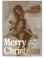 Vintage Classic Foil-Pressed Holiday Cards