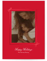 Delicate Bow Foil-Pressed Holiday Cards