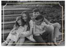 sweetly framed Foil-Pressed Holiday Cards