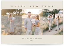 trilogy Foil-Pressed Holiday Cards