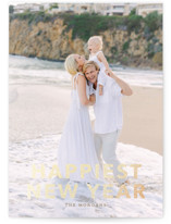 Gilded Happiness Foil-Pressed Holiday Cards