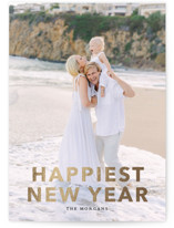 Gilded Happiness Foil-Pressed Holiday Cards