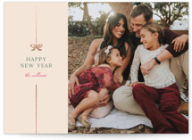 Bow Foil-Pressed Holiday Cards