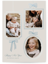 Bows Foil-Pressed Holiday Cards