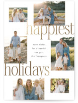 Large Holidays Foil-Pressed Holiday Cards
