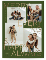 Merry Everything Foil-Pressed Holiday Cards