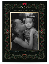 Detailed Foil-Pressed Holiday Cards