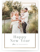 Driftwood Foil-Pressed Holiday Cards