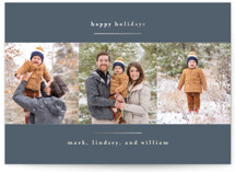 modern minimalist Foil-Pressed Holiday Cards