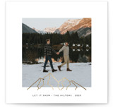 Top of the Mountain Foil-Pressed Holiday Cards