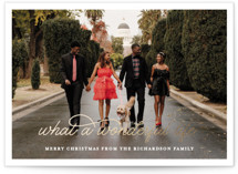 What A Wonderful Life Foil-Pressed Holiday Cards