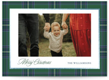 Navy Baby Foil-Pressed Holiday Cards