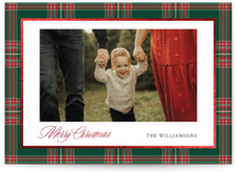 Navy Baby Foil-Pressed Holiday Cards