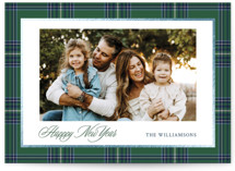 Navy Baby Foil-Pressed Holiday Cards