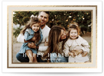 Layered frame Foil-Pressed Holiday Cards