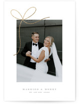 Little Bow Foil-Pressed Holiday Cards