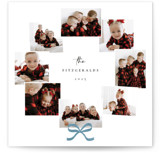 Jolly Wreath Foil-Pressed Holiday Cards