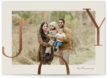 Joy Border Foil-Pressed Holiday Cards