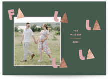 fa la la fun Foil-Pressed Holiday Cards
