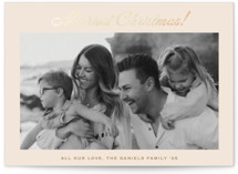 Having Fun Foil-Pressed Holiday Cards