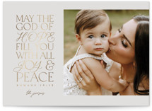 Filled With Love Foil-Pressed Holiday Cards