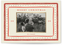 Cotswolds Cottage Foil-Pressed Holiday Cards
