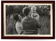 Simple Classic Foil-Pressed Holiday Cards