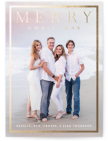 Bridges Foil-Pressed Holiday Cards