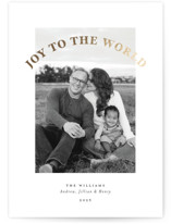 Joy Arch Foil-Pressed Holiday Cards