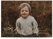 Darling Foil-Pressed Holiday Cards