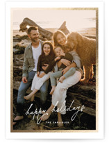 krafne Foil-Pressed Holiday Cards