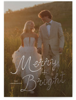 Whimsy Foil-Pressed Holiday Cards
